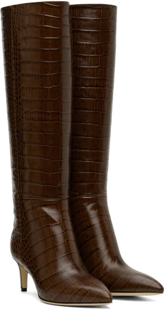 商品Paris Texas|Brown Stiletto Boots,价格¥6037,第4张图片详细描述