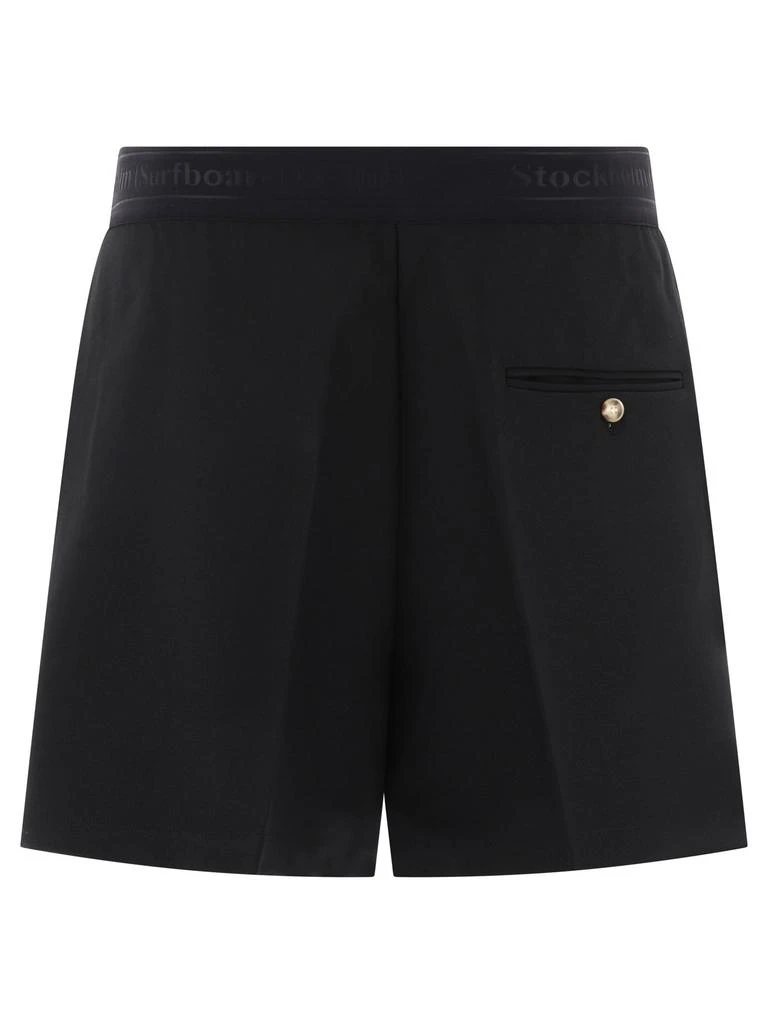 商品Stockholm Surfboard Club|With Elasticated Waist Short Black,价格¥716,第2张图片详细描述