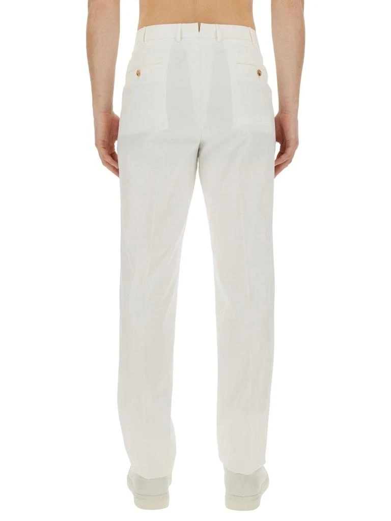 商品Zegna|Zegna Twill Low-Rise Tailored-Cut Trousers,价格¥2983,第2张图片详细描述