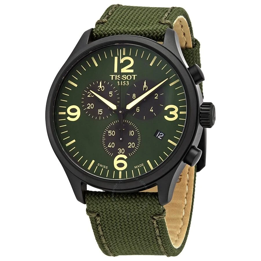 商品Tissot|Chrono XL Quartz Green Dial Men's Watch T116.617.37.097.00,价格¥1257,第1张图片