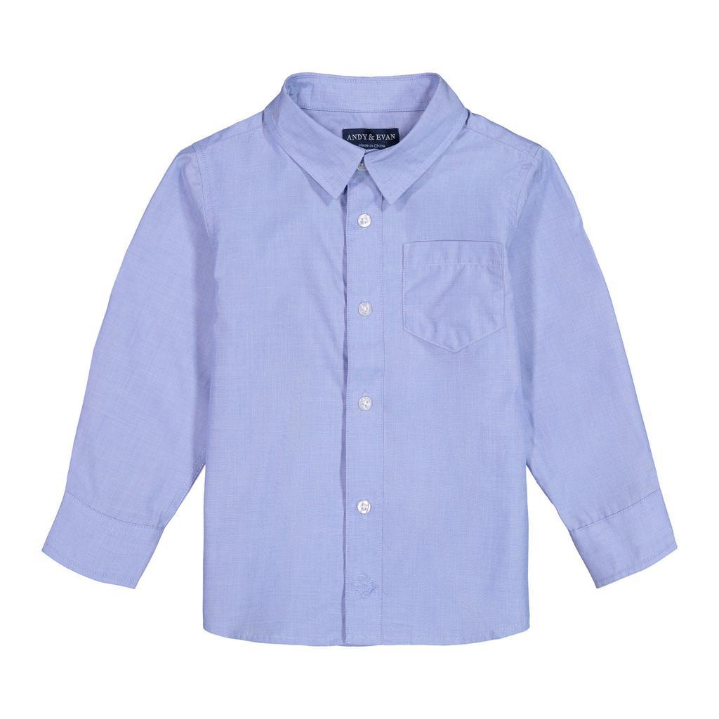 商品Andy & Evan|Boys Chambray Button Down Shirt,价格¥108,第7张图片详细描述