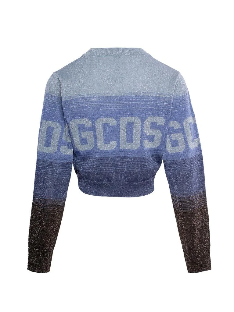 商品GCDS|GCDS Logo Intarsia Knitted Cropped Jumper,价格¥3276,第2张图片详细描述