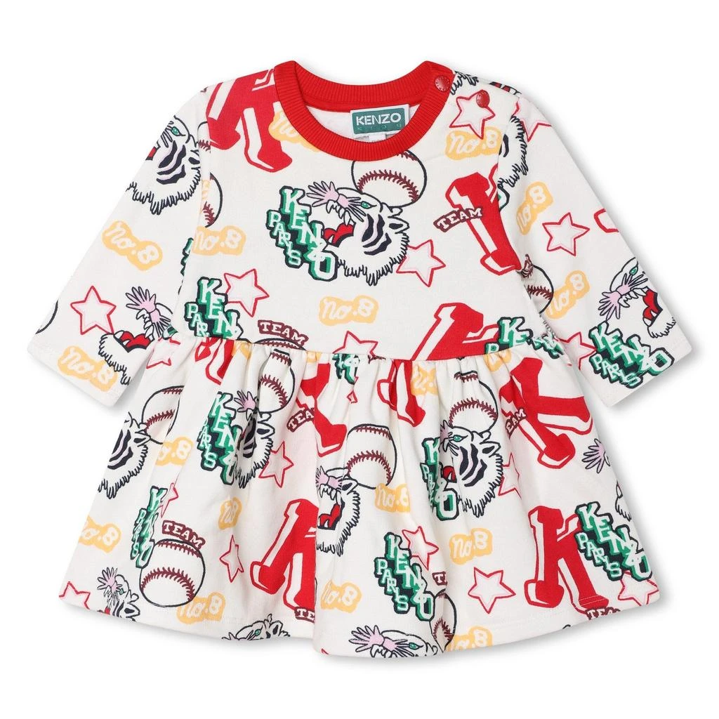 商品Kenzo|Kenzo Kids All-Over Logo Printed Dress Set,价格¥1078,第3张图片详细描述