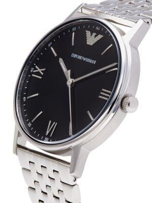 商品Emporio Armani|41MM Stainless Steel Bracelet Analog Watch,价格¥1014,第5张图片详细描述