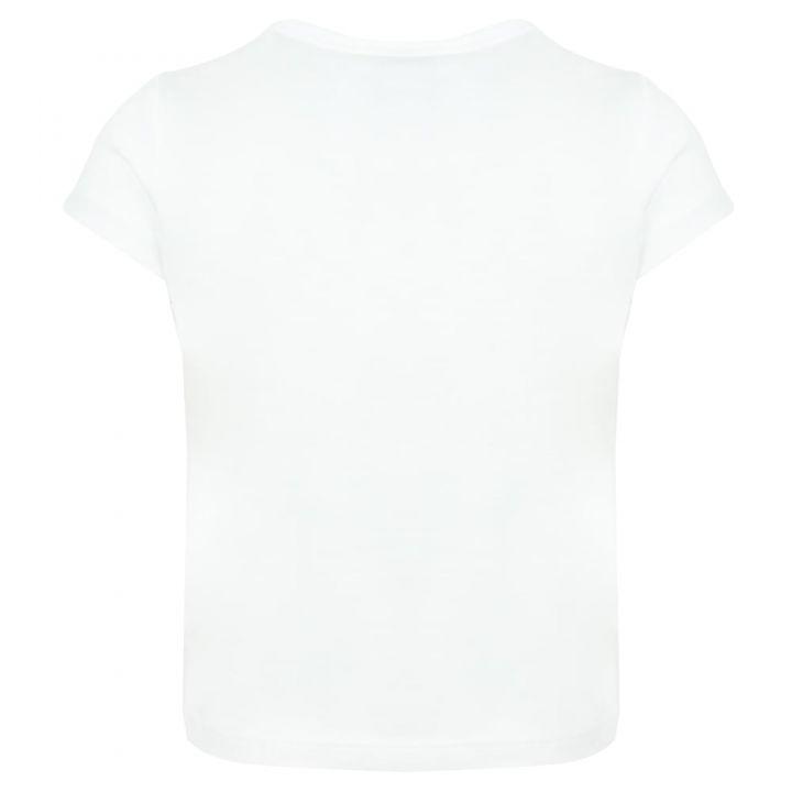 Baby Elephant & Polar Bear Logo White T Shirt商品第3张图片规格展示