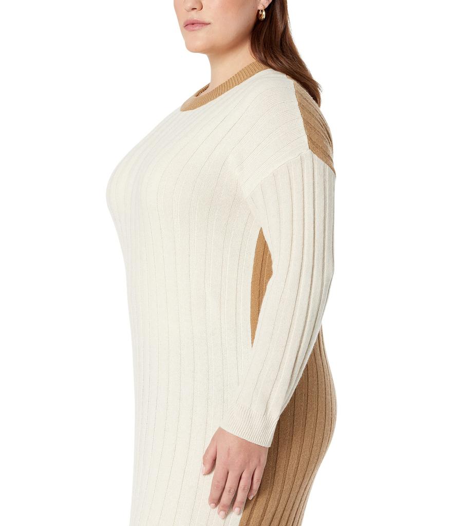 Plus (Re)sourced Ribbed Midi Sweater Dress商品第3张图片规格展示