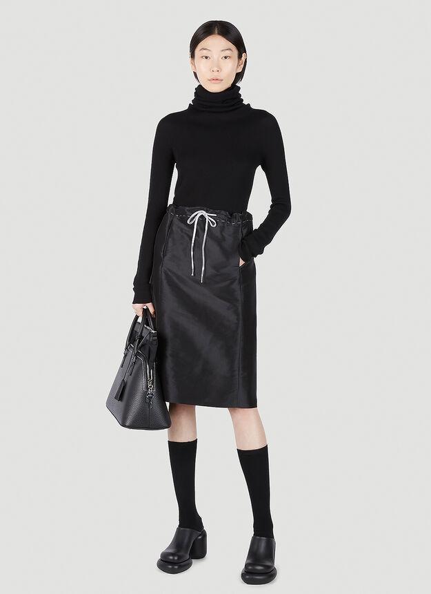 商品MAISON MARGIELA|Glam Slam Flap Small Shoulder Bag in Black,价格¥6356,第4张图片详细描述