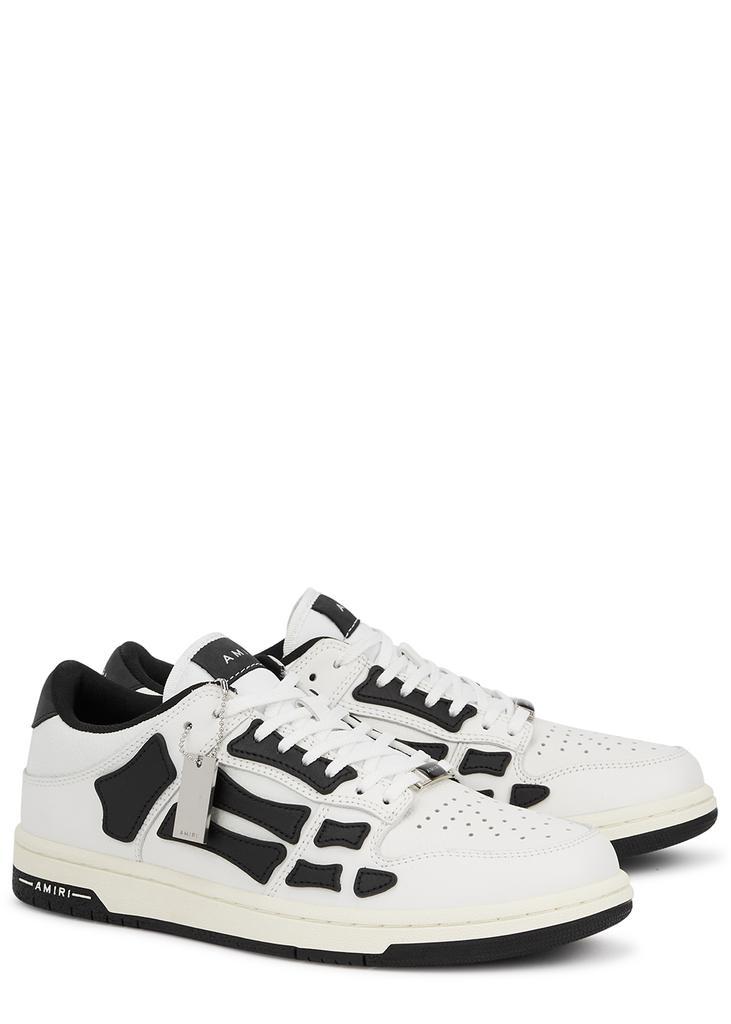 商品AMIRI|Skel monochrome leather sneakers,价格¥3886,第4张图片详细描述