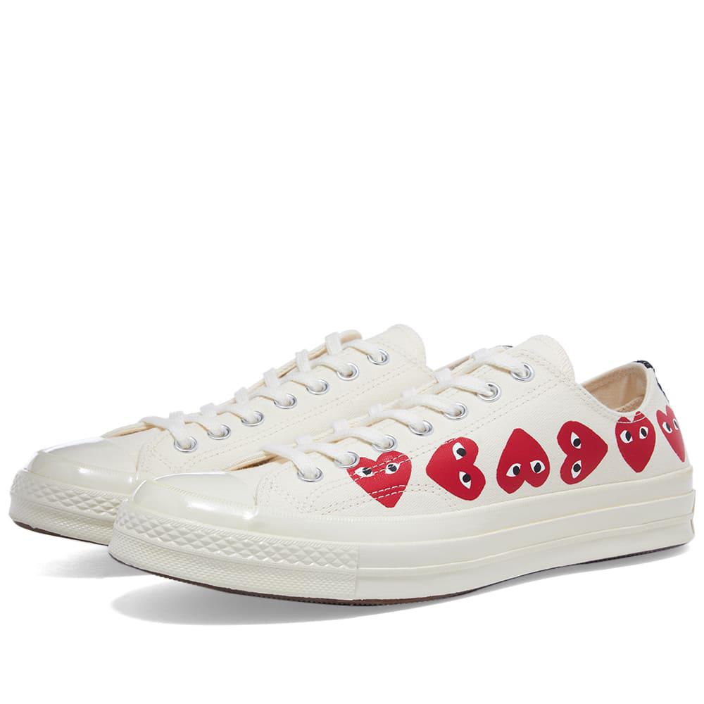 Comme des Garcons Play x Converse Chuck Taylor Multi Heart 1商品第1张图片规格展示