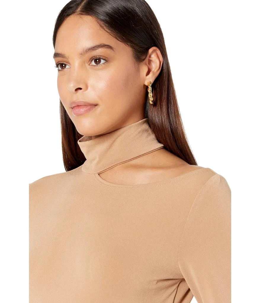 商品1. State|One Cold-Shoulder Knit Crepe Top,价格¥179,第3张图片详细描述