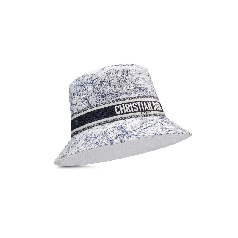 商品Dior|Dior 迪奥 女士蓝色棉质帽子,价格¥7180,第5张图片详细描述