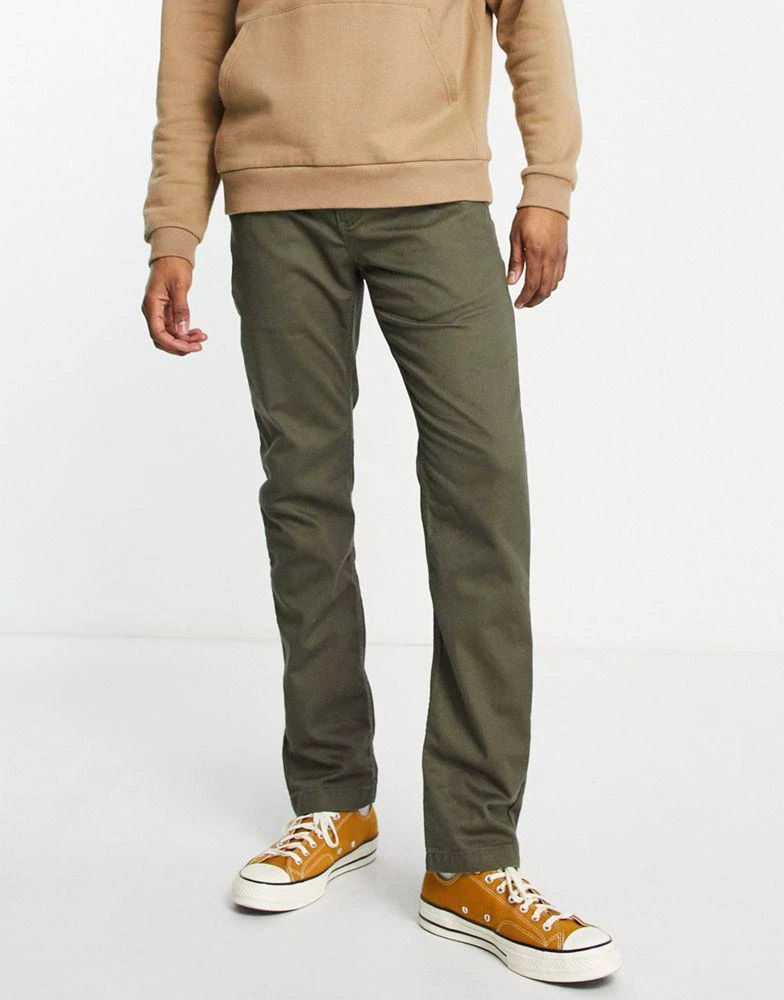 商品Vans|Vans Authentic slim fit chino trousers in dark green,价格¥343,第1张图片