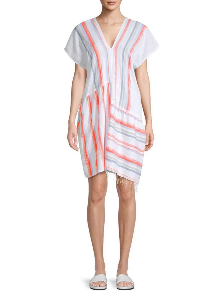 商品LEMLEM|Asha Short-Sleeve Stripe Tunic Dress,价格¥2372,第1张图片