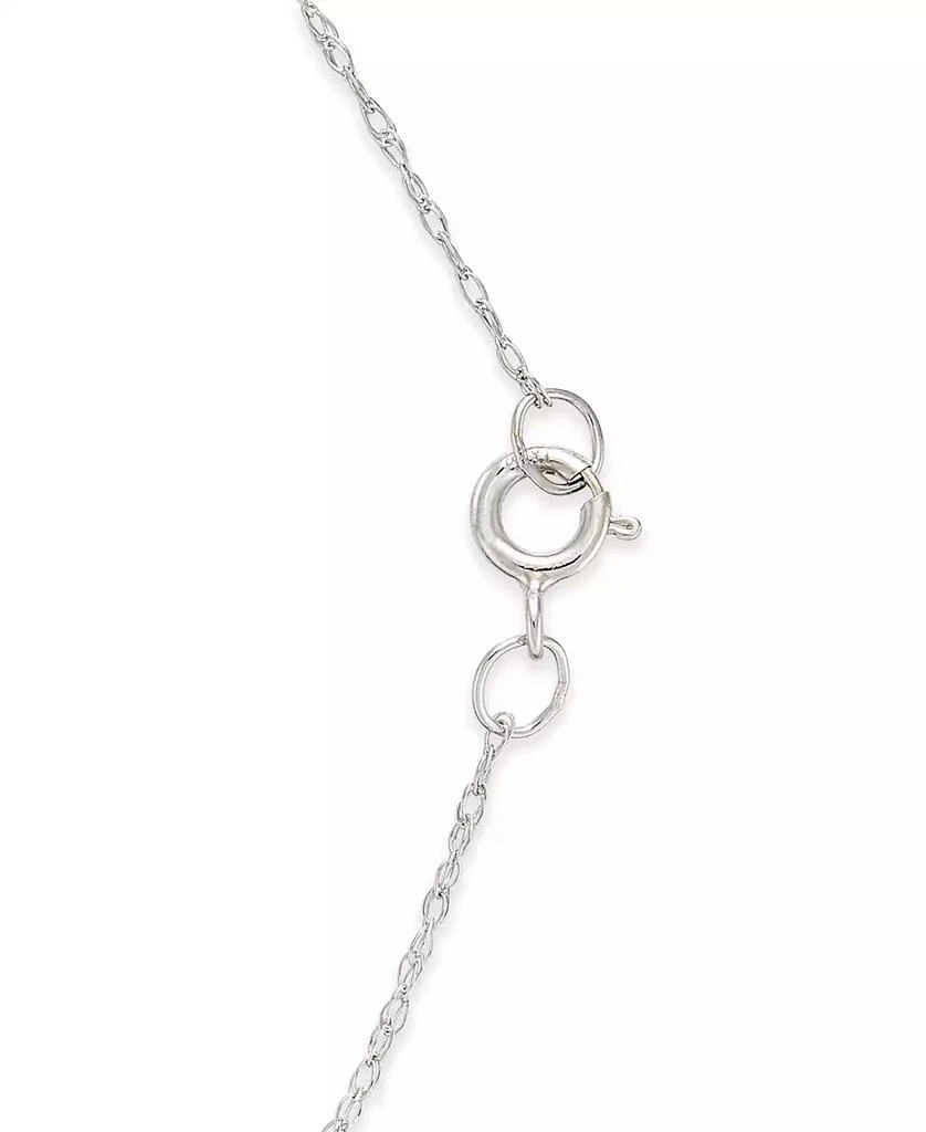 商品Macy's|Diamond Baby Cross 18" Pendant Necklace (1/5 ct. t.w.) in 14k White, Yellow or Rose Gold,价格¥5981,第2张图片详细描述