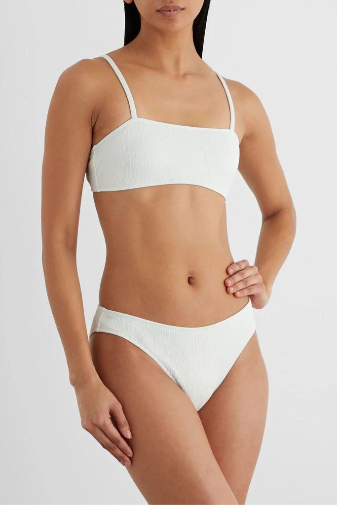 商品IRIS & INK|Annette seersucker bandeau bikini,价格¥239,第4张图片详细描述