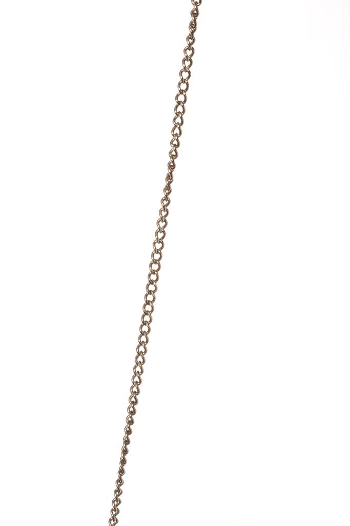 Chanel Silver CC Logo Pearl Drop Necklace商品第6张图片规格展示