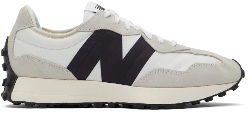 商品New Balance|White & Gray 327 Sneakers,价格¥507,第1张图片