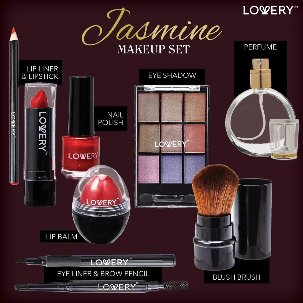 商品Lovery|Jasmine Deluxe Spa and Makeup 30-Piece Set,价格¥756,第5张图片详细描述