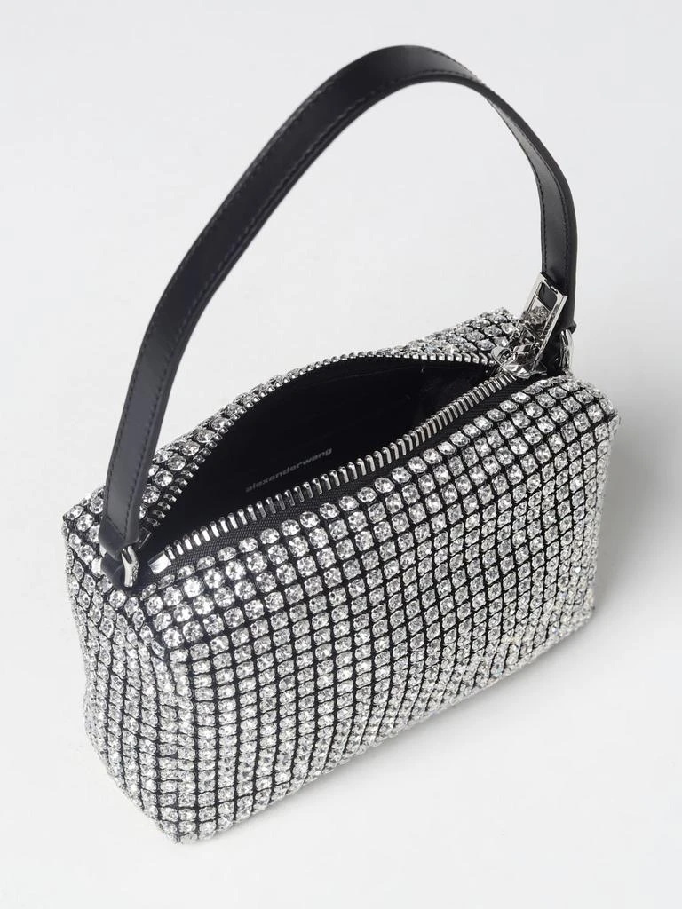 商品Alexander Wang|Alexander Wang Heiress bag in satin with set rhinestones,价格¥6140,第5张图片详细描述