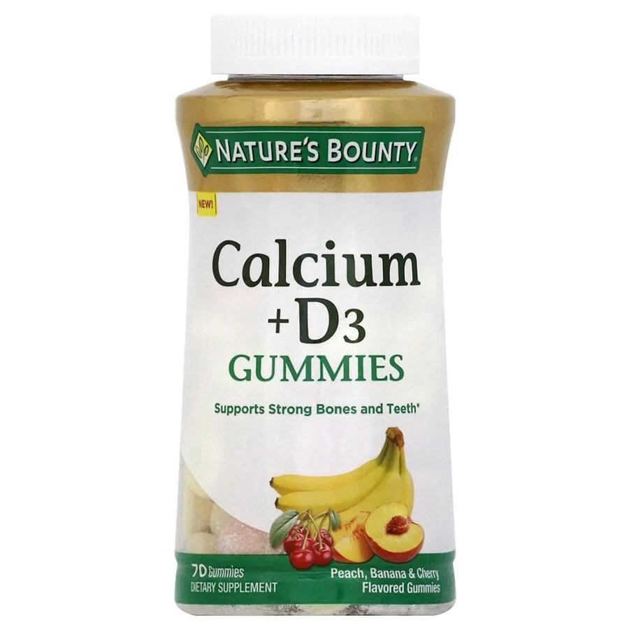 Nature's Bounty Calcium + D3 Gummies 1