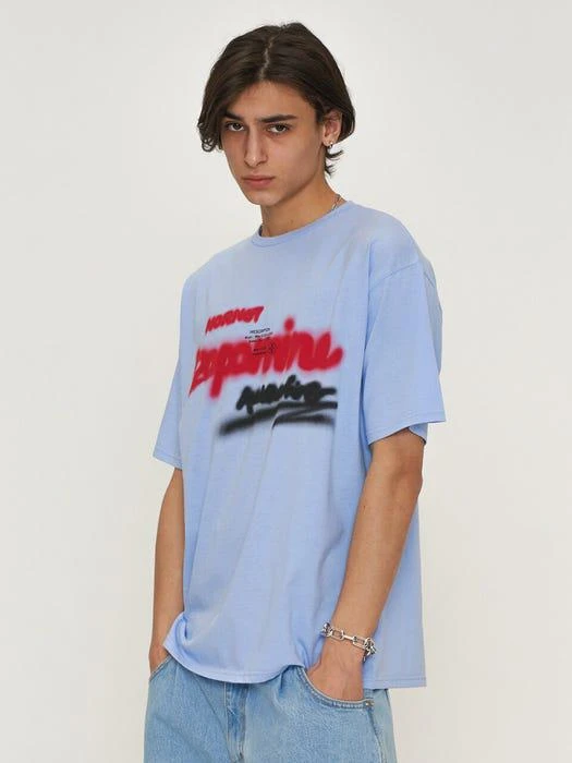 商品NORNOT|Regular Fit Dopamine T-Shirt Blue,价格¥797,第5张图片详细描述