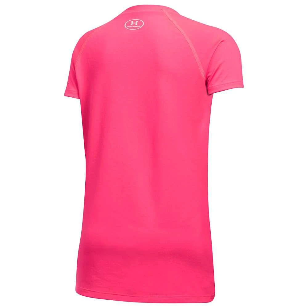 商品Under Armour|Under Armour Girls' UA Solid Big Logo SS Tee,价格¥115,第2张图片详细描述