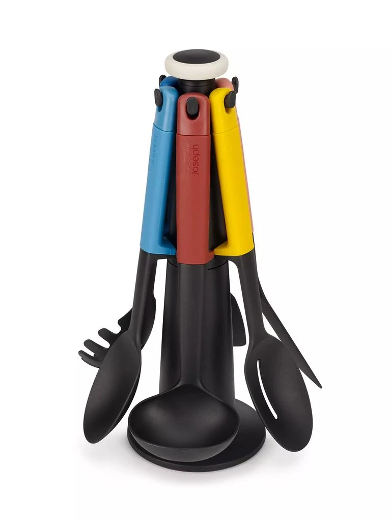 商品Joseph Joseph|Elevate Carousel 6-Piece Kitchen Utensil Set & Stand,价格¥448,第1张图片
