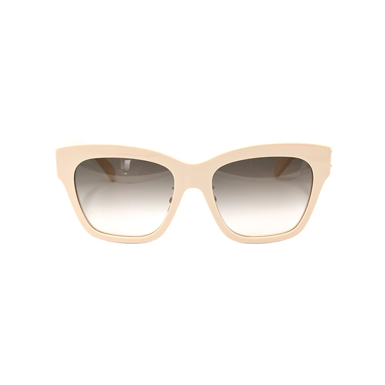 商品[国内直发] Celine|赛琳 TRIOMPHE凯旋门系列大方框款CL40253F  象 牙色 方形 太阳眼镜 女款,价格¥2910,第6张图片详细描述