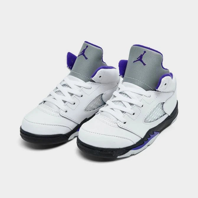 商品Jordan|Kids' Toddler Air Jordan Retro 5 Basketball Shoes,价格¥420,第2张图片详细描述