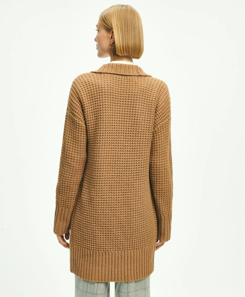 商品Brooks Brothers|Camel Hair Open Front Cardigan,价格¥2815,第4张图片详细描述