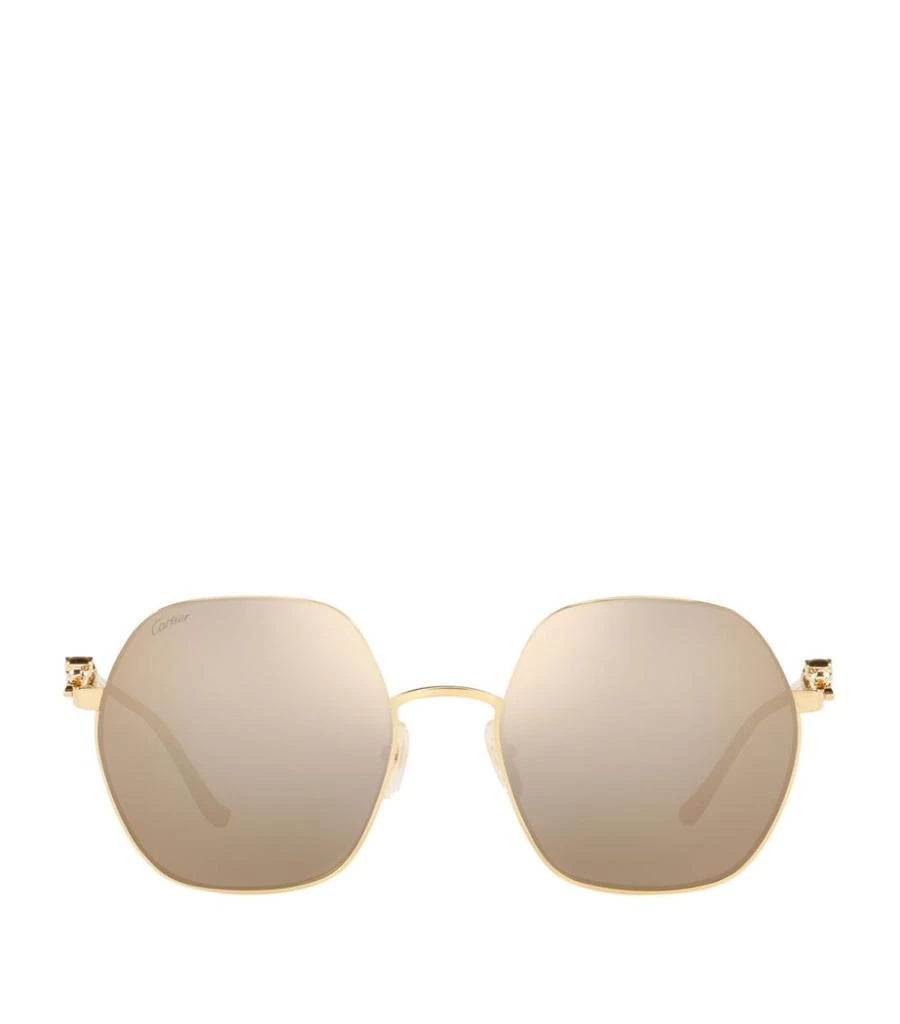 商品Cartier|Panthère de Cartier Sunglasses,价格¥8911,第1张图片