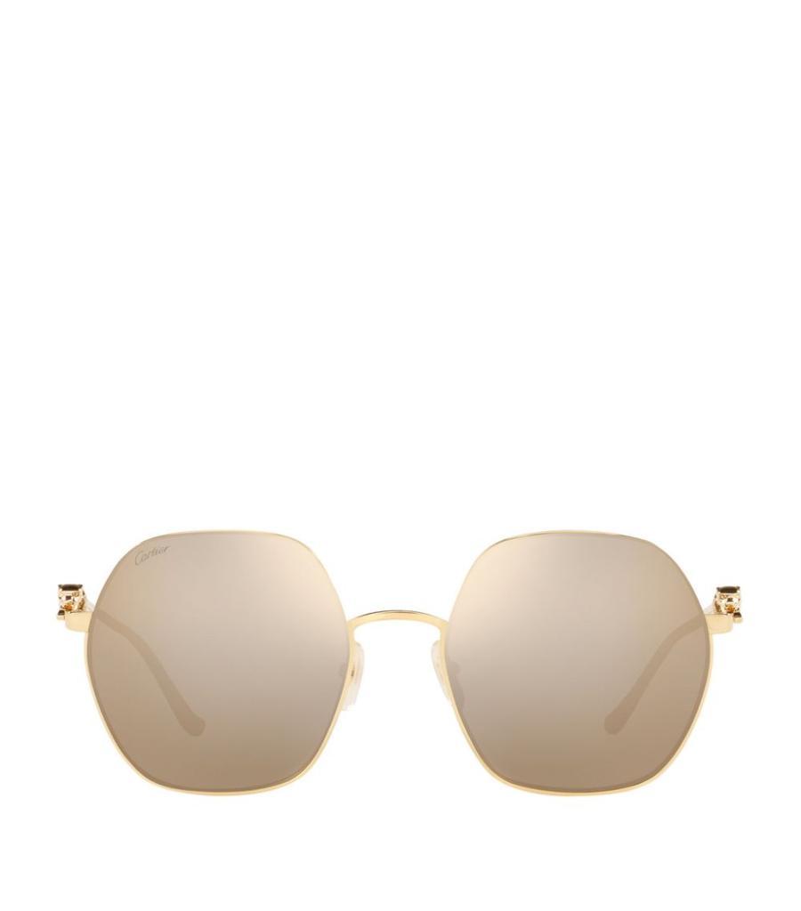 商品Cartier|Panthère de Cartier Sunglasses,价格¥7842,第1张图片