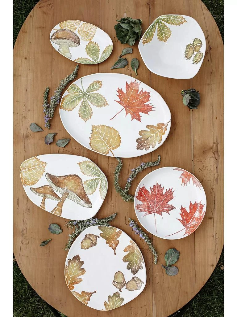 商品Vietri|Autunno Maple Leaves Round Shallow Bowl,价格¥1144,第2张图片详细描述