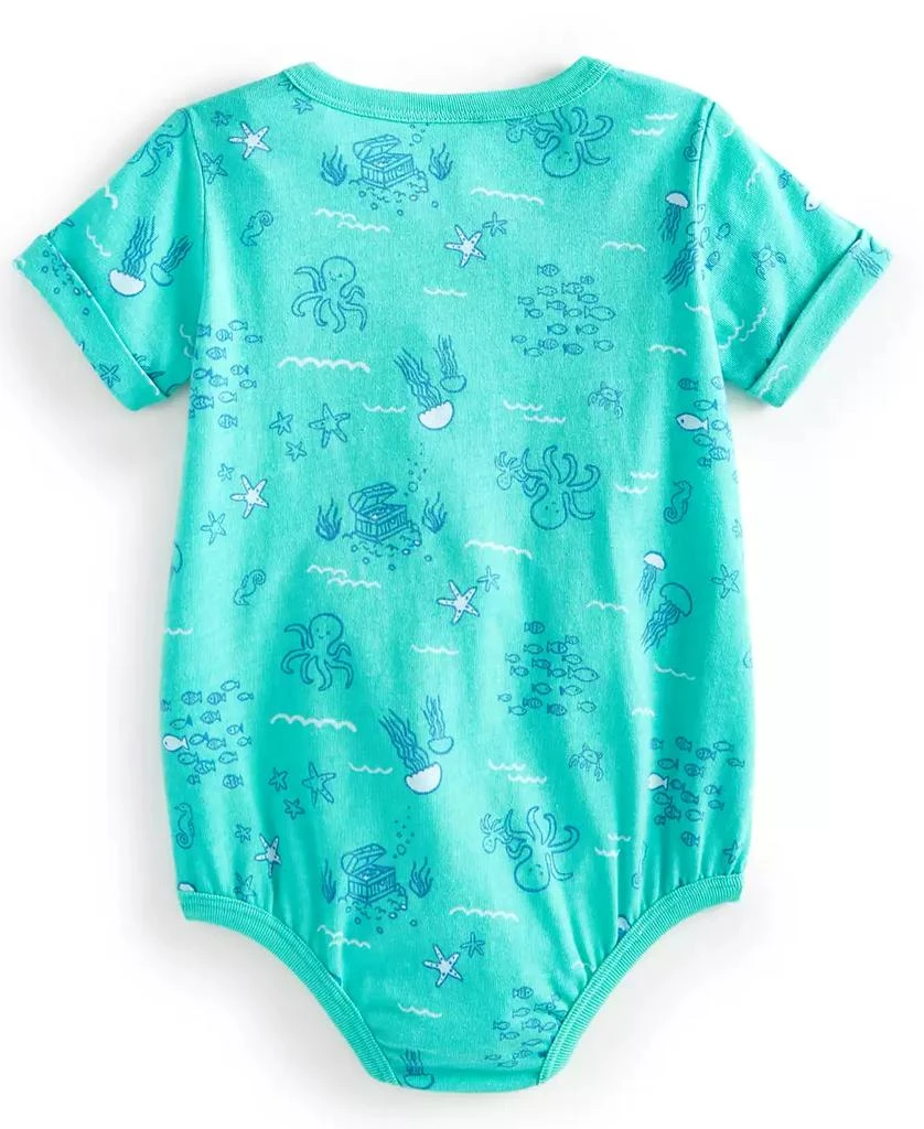 商品First Impressions|Baby Boys Sea-Print Sunsuit, Created for Macy's,价格¥44,第2张图片详细描述