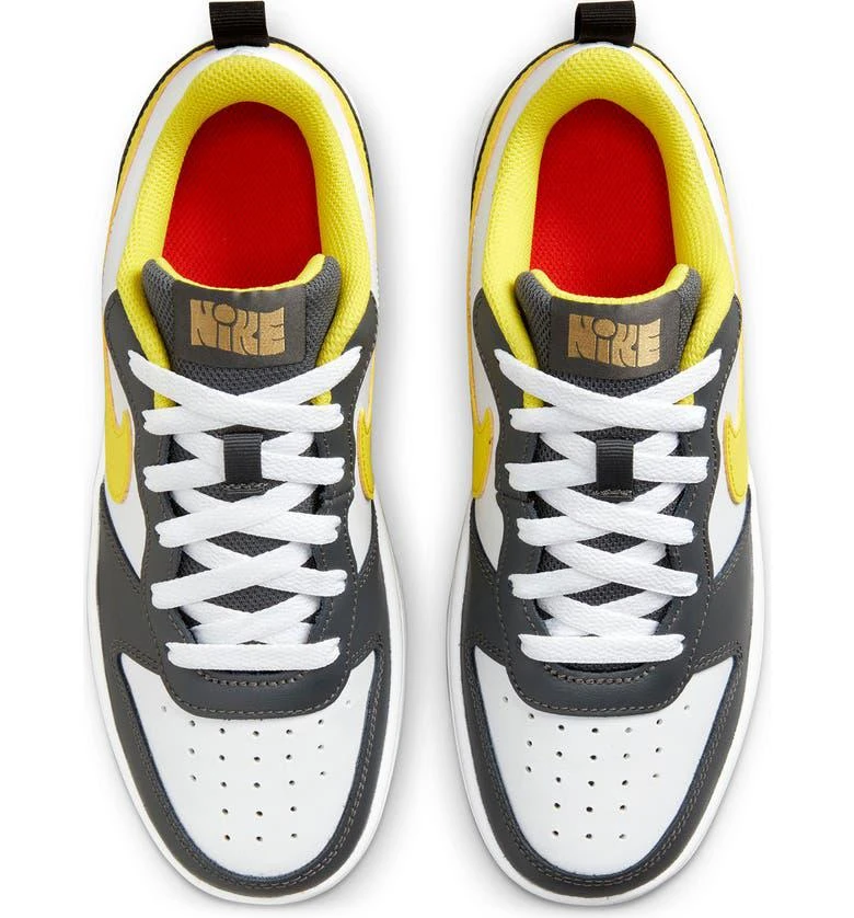 商品NIKE| 耐克 Court Borough Low 运动鞋 白黑黄,价格¥368,第4张图片详细描述