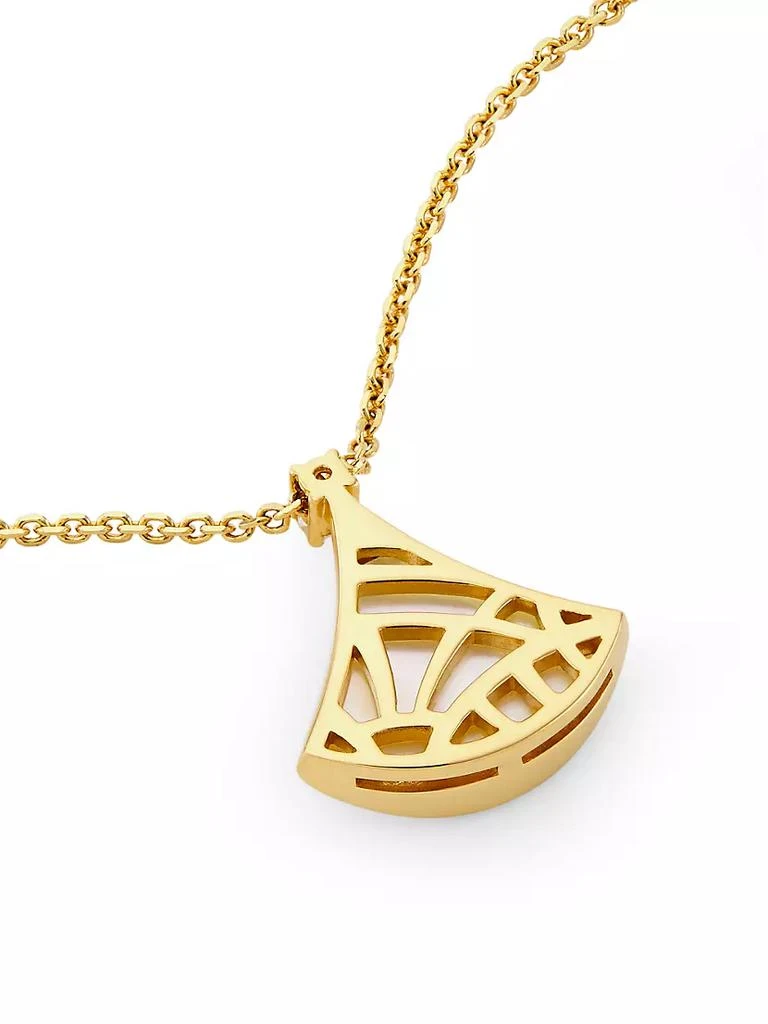 商品BVLGARI|Divas' Dream 18K Yellow Gold, Mother-Of-Pearl, & Diamond Pendant Necklace,价格¥15687,第4张图片详细描述