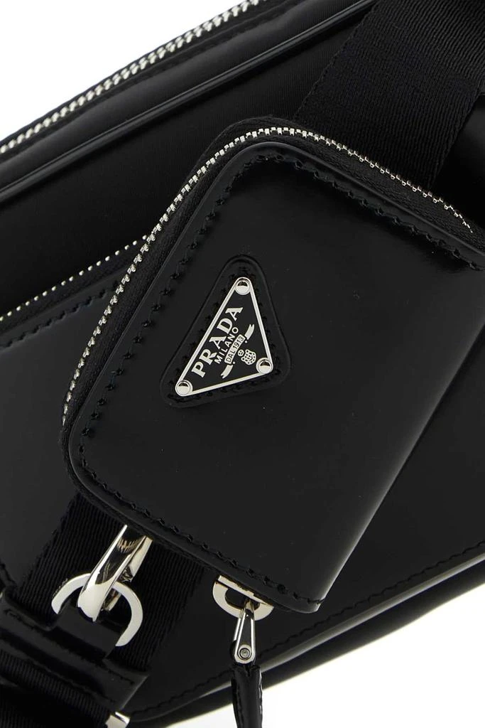 商品Prada|Prada Triangle-Logo Zipped Crossbody Bag,价格¥17627,第4张图片详细描述