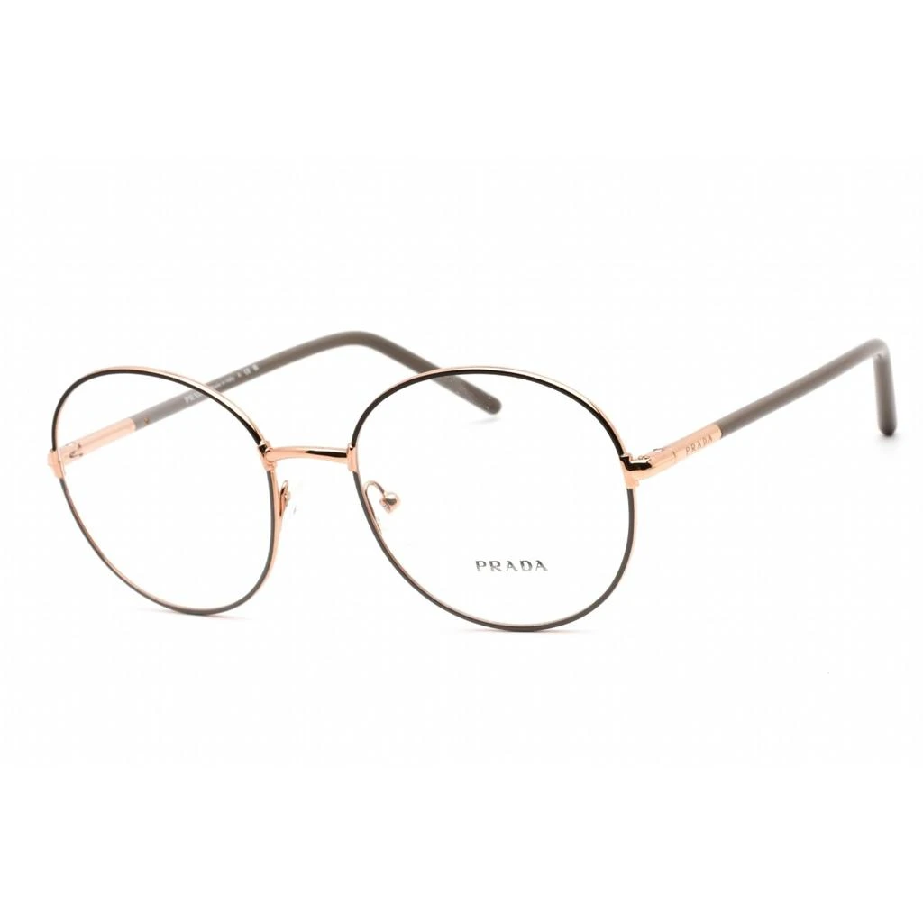 商品Prada|Prada Women's Eyeglasses - Full Rim Round Cocoa/Clay Metal Frame | 0PR 55WV 02H1O1,价格¥1006,第1张图片