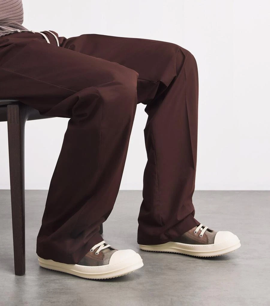 商品Rick Owens|Leather Low-Top Sneakers,价格¥6838,第2张图片详细描述