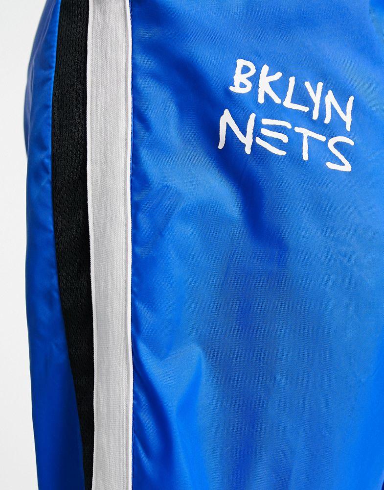 Nike Basketball NBA Brooklyn Nets tracksuit joggers in blue商品第4张图片规格展示