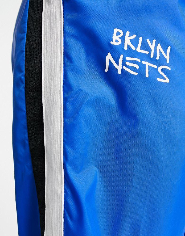 商品NIKE|Nike Basketball NBA Brooklyn Nets tracksuit joggers in blue,价格¥492,第6张图片详细描述