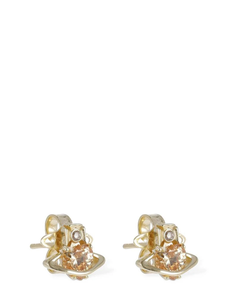 商品Vivienne Westwood|Leonor Crystal Stud Earrings,价格¥920,第2张图片详细描述
