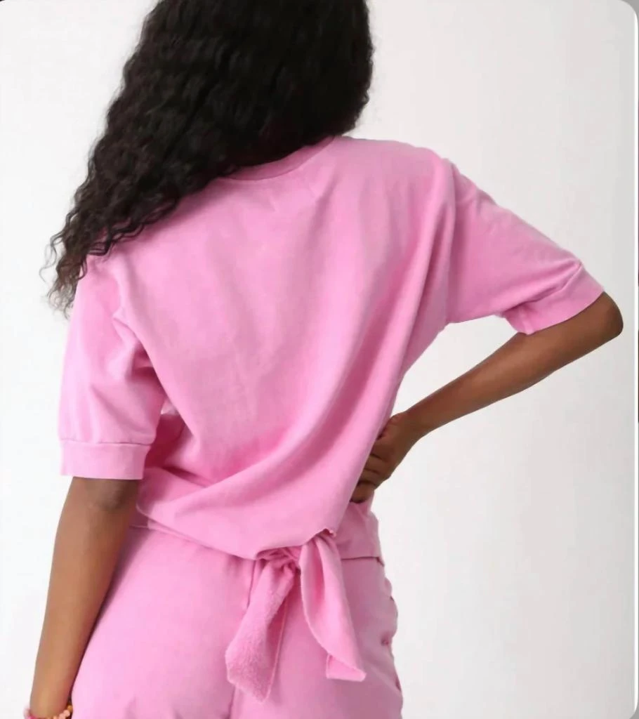 商品Electric & Rose|Jackie Top In Vintage Wild Pink,价格¥546,第1张图片