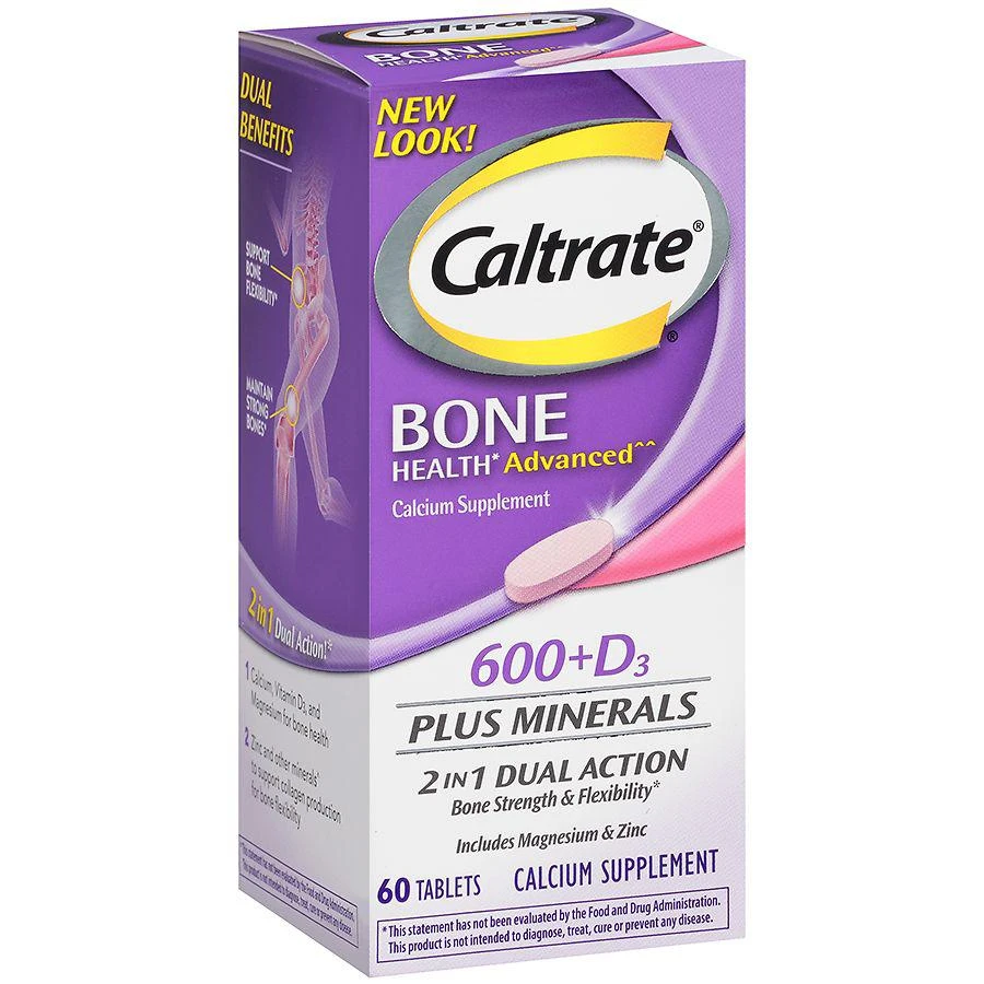 商品Caltrate|钙尔奇钙片+维生素D+矿物质 60粒,价格¥75,第2张图片详细描述