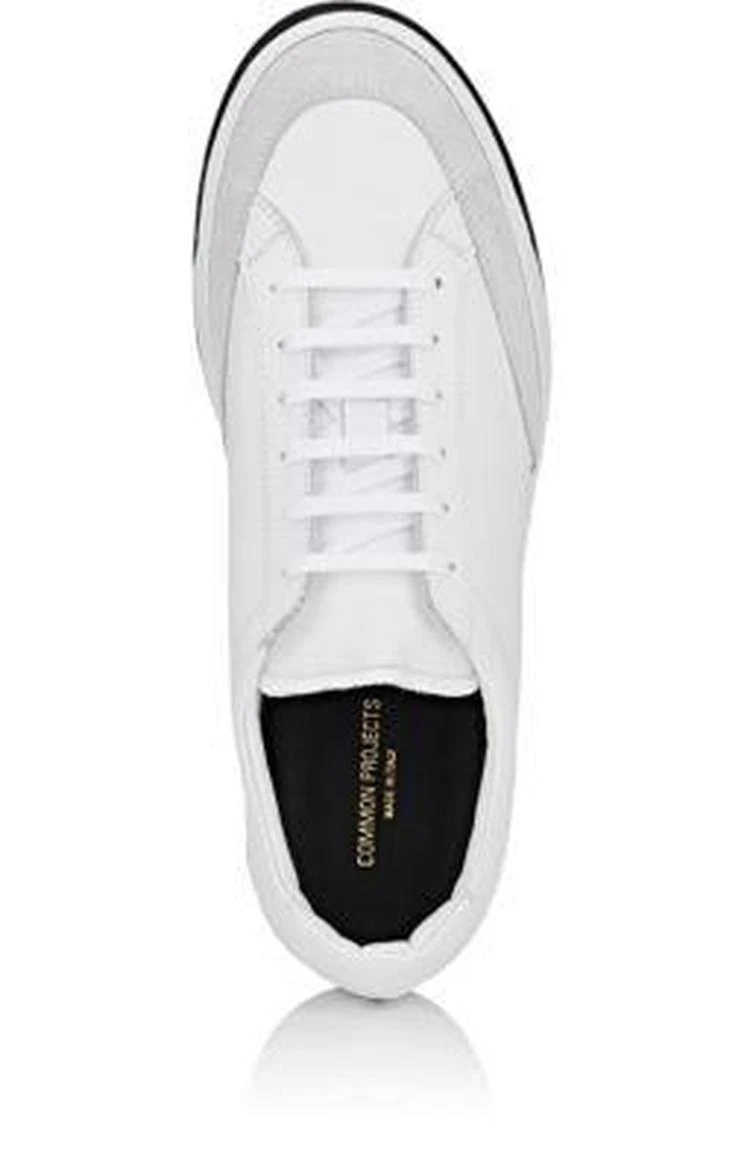 商品Common Projects|Tennis Pro Leather & Suede Sneakers,价格¥1468,第4张图片详细描述