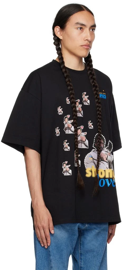 商品Martine Rose|Black Oversized T-Shirt,价格¥1261,第2张图片详细描述