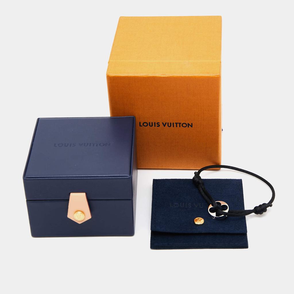 Louis Vuitton Empreinte 18k White Gold Adjustable Cord Bracelet商品第5张图片规格展示