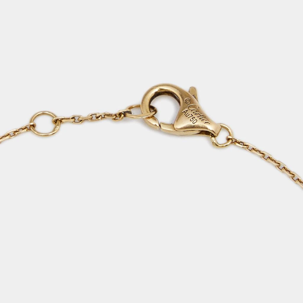 商品[二手商品] Cartier|Cartier Amulette de Cartier Mother of Pearl Diamond 18K Yellow Gold XS Model Bracelet ,价格¥8437,第4张图片详细描述