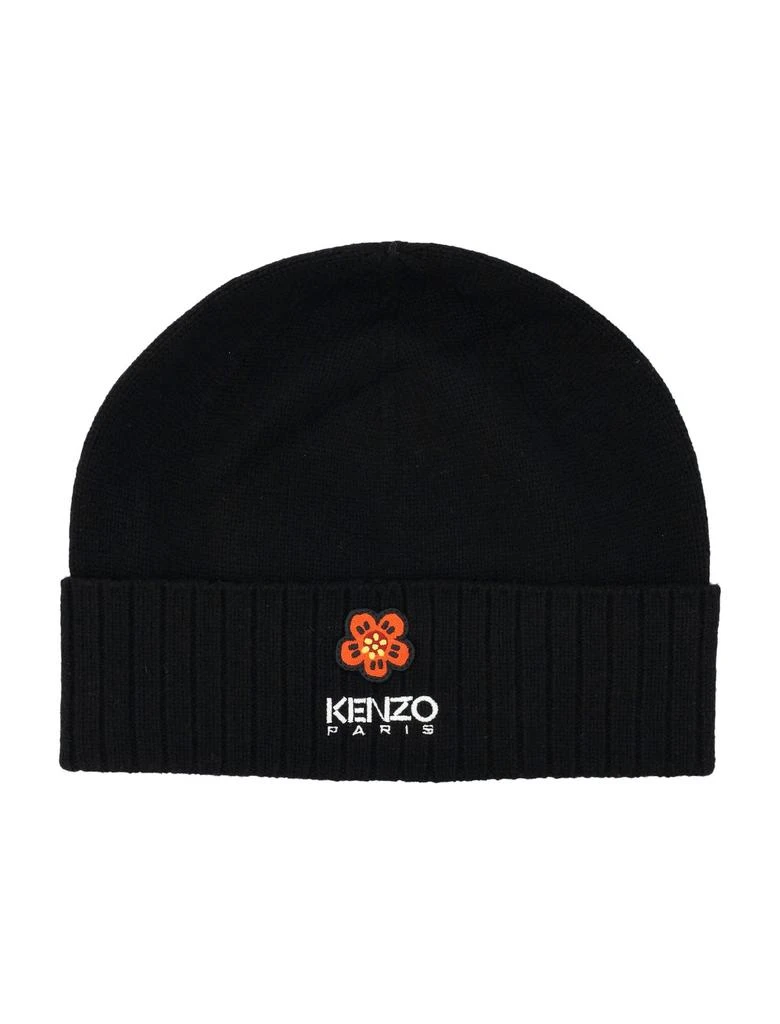 商品Kenzo|Kenzo Boke Flower Logo Embroidered Beanie,价格¥576,第1张图片