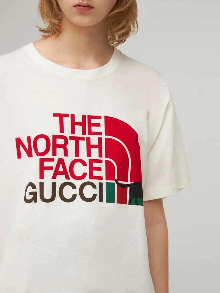 商品Gucci|The North Face Printed Cotton T-shirt,价格¥5275,第2张图片详细描述